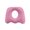 Pink-PK-home supplies, variant on LEFTHIGH Home Flocking Hemorrhoid Cushion Hollow Bedsore Pad for Office Long Term Sitting Comfortable Seat Cushion Home