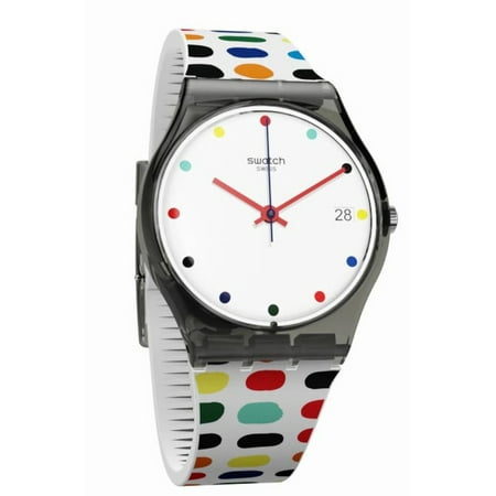 Swatch MILKOLOR Silicone Unisex Watch GM417