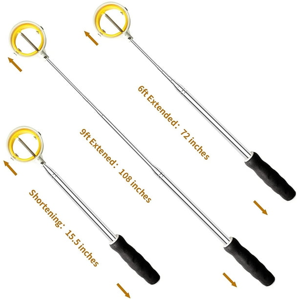 Golf Ball Retriever,Stainless Telescopic Golf Ball Retriever Tool for Water Bushes Alligator
