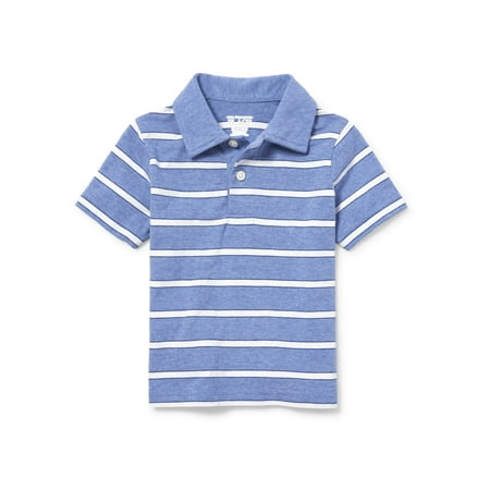 The Children's Place Toddler Boys All Around Striped Short Sleeve Collared Polo (Toddler (Best Place To Get A Po Boy In New Orleans)