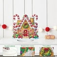 thumbnail image 4 of Desktop Diamond Art Painting Kit, Colorful Cookie Houses DIY Desktop Ornaments Decoration, Acrylic Special Shape Diamond Art, Suitable for Home Decorative Ornaments and Gifts, 4 of 7