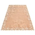 thumbnail image 3 of Wals-Siezenheim Copper Modern Polyester Leather Area Rug, 3 of 4
