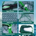 thumbnail image 2 of The Magic Foldable Fishing Trap, Auto-Foldable Strengthened Fishing Trap Net Fishing Kit,Fishing Bait Trap Portable Fishing Net for Crab Crayfish Fish Minnow Shrimp (10 Holes), 2 of 6