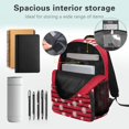 thumbnail image 5 of Yuyamidu Ladybug Daisy Backpack for Girls 8-12 Cool Soccer Bookbag and Lunch Box Set for Kids Elementary Middle School Bag with Water Bottle Holder for Girls Teens, 5 of 8
