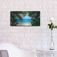 thumbnail image 7 of Luxe Metal Art 'Window to Paradise' by Lizzy Davis, Metal Wall Art, 24"x12", 7 of 7
