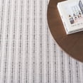 thumbnail image 6 of SAFAVIEH Martha Stewart Serenity Idella Striped Area Rug, Ivory/Charcoal, 6'7" x 6'7" Round, 6 of 10