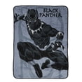 thumbnail image 1 of Marvel Black Panther 'King' Silk Touch Fleece Throw, Microfiber, 1 of 2