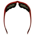 thumbnail image 4 of Hurricane Vortex Sport Vented Foam Padded Riding Goggles Red with Polarized Smoke Lens, 4 of 8