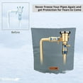thumbnail image 2 of Redford Supply Backflow Valve Cover Insulated - Water Well Pump Covers, Well Head Cover, Sprinkler Valve Cover, Backflow Preventer Cover Insulated, Sprinkler Covers for Outside, 2 of 7