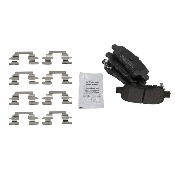 TRQ Rear Premium Posi Metallic Disc Brake Pad Set Kit for Nissan Infiniti BFA73688 Fits select: 2002-2021 NISSAN ALTIMA, 2008-2019 NISSAN ROGUE