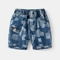 thumbnail image 4 of Esaierr Kids Toddler Summer Denim Shorts for Boys,Baby Shorts Casual Shorts Jean Medium Pants Fifth Pants Printing Soft Breathable Elastic Waist Shorts for 1-8 Years, 4 of 7