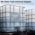thumbnail image 3 of Adaptador universal para tanque de agua IBC, válvula de control de salida de contenedor de tanque IBC para soluciones químicas, soluciones ácido-base, solventes orgánicos, válvula de aleta DN40 de 62, 3 of 6