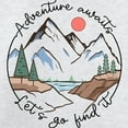 thumbnail image 3 of CafePress - Adventure Awaits Let'S Go Find It Long Sleeve T Shirt - Unisex Cotton Long Sleeve T-Shirt, 3 of 4