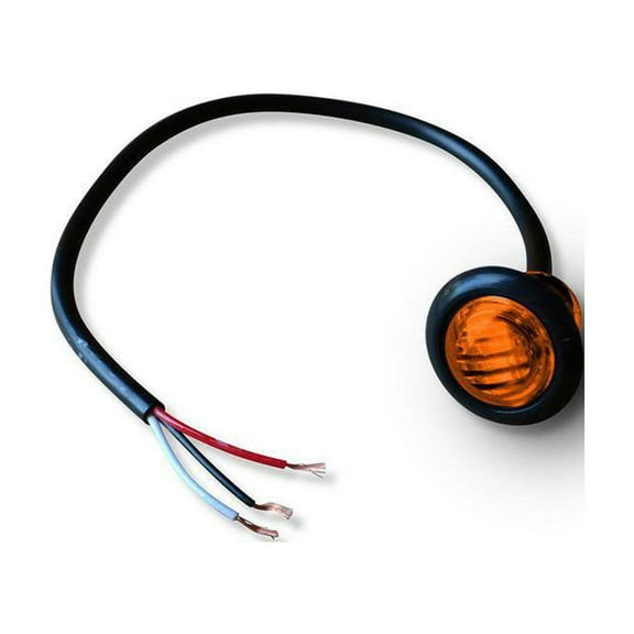 Poison Spyder 3/4 " LED Marker/Turn Signal Lamp - 41-04-085 Fits select: 2015-2018 JEEP WRANGLER UNLIMITED, 2012-2014 JEEP WRANGLER