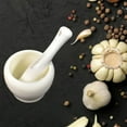 Mortar and Pestle Ideal Kitchen Solid PVC Food Grade Plastic Medicine