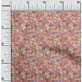 thumbnail image 2 of oneOone Cotton Poplin Orange Fabric Abstract Quilting Supplies Print Sewing Fabric By The Yard 42 Inch Wide, 2 of 5