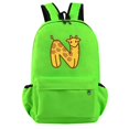 thumbnail image 1 of Canvas Printed Backpack Animal 26 English Letters Backpack Teen School Bag for Girl Boy Large Capacity Bookbag for Kid Gift, 1 of 5