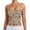 Gold, variant on Wang6 Women Spaghetti Strap Cropped Camisole Trendy Sleeveless Floral Printed Cami Tank Tops Trendy Scoop Neck Summer Sling Undershirts Tees Gold XS