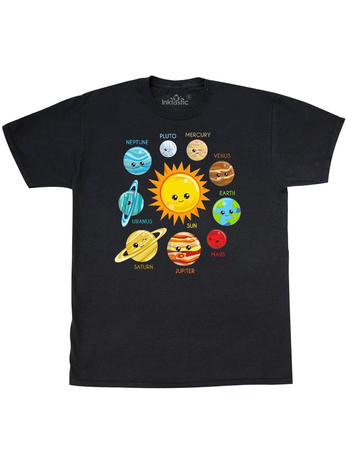 t shirt with planets