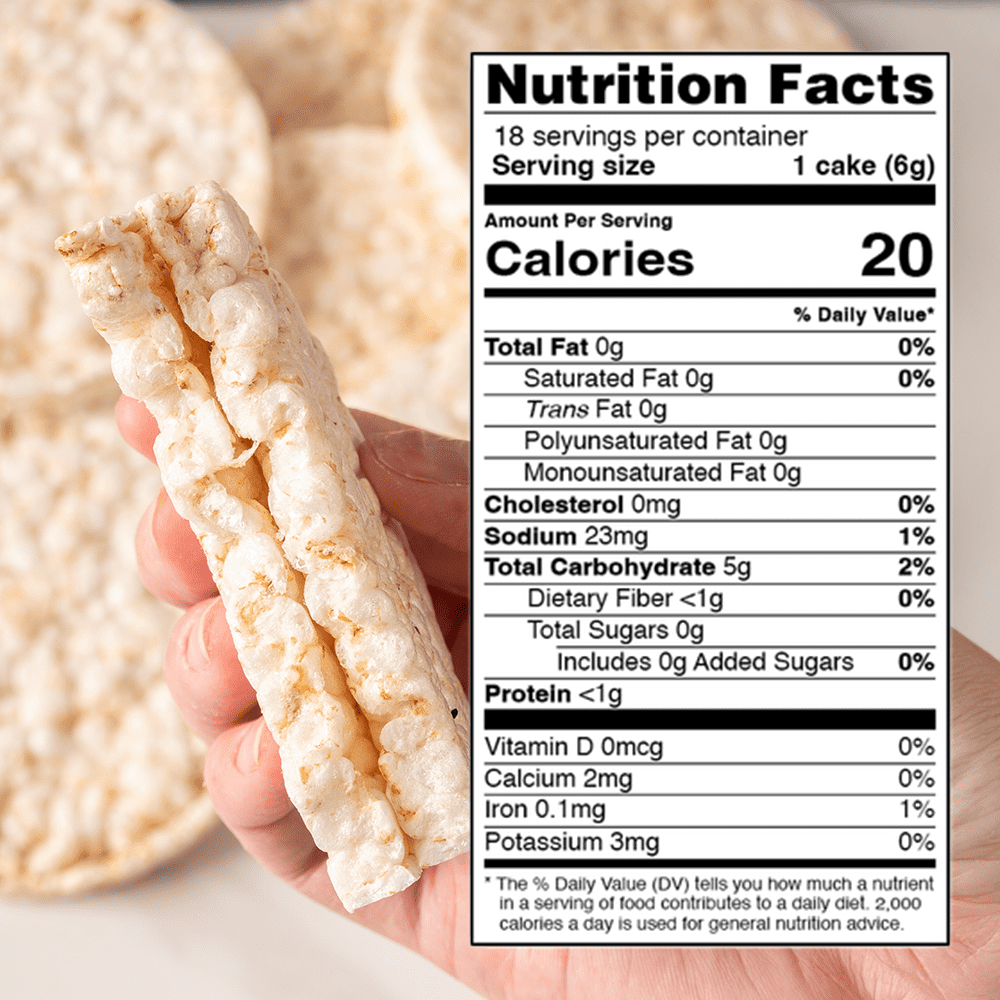 Galil Thin All-Natural Corn Cakes with Sea Salt, Vegan & Gluten Free Snacks, Low Salt Snacks, 3.5 oz Pack (18 Count)