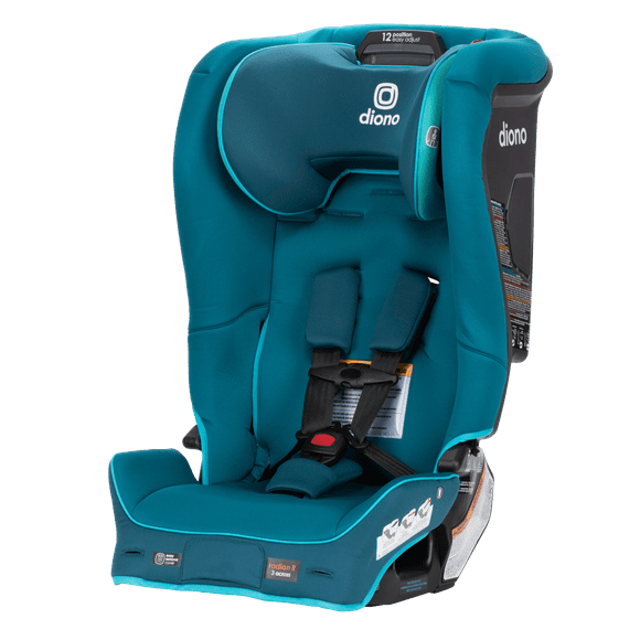 Diono Radian 3R SafePlus All-in-One Convertible Car Seat, Slim Fit 3 Across, Blue Razz Ice