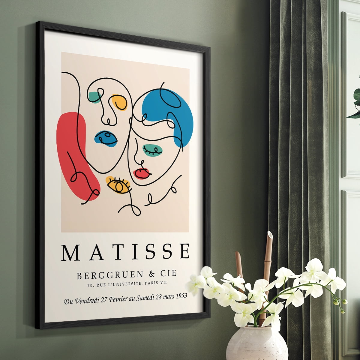 Matisse LXXXIII Framed Print - Solid Wood