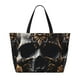thumbnail image 2 of Fotbe Gold Pattern Black Skull Bolsa de Viaje para Playa - Resistente al Agua, Bolsa Tote de Gran Capacidad y Ligera con 7 Bolsillos para Mujeres y Hombres, 2 of 7