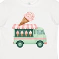 thumbnail image 4 of Inktastic Green Ice Cream Truck Girls Toddler T-Shirt, 4 of 5