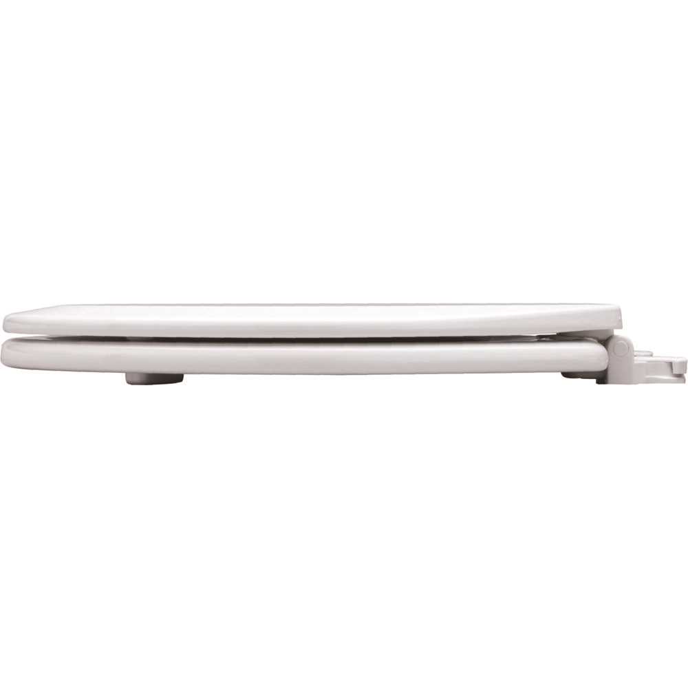 Bemis Residential Molded Wood Toilet Seat, White, Elongated photo 3