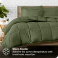 thumbnail image 2 of Bare Home Ensemble 5 Pcs Bed-in-a-Bag - Très Grand Simple, Vert avec Ensemble de Draps Vert, 2 of 7