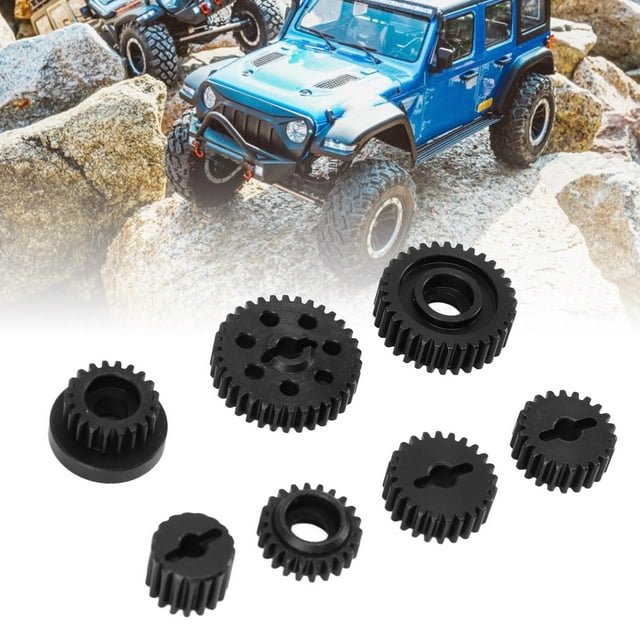 Engranaje De Coche De Control Remoto, Engranajes De Coche RC De Metal Pequeño Ruido Fácil Instalación 7 Piezas Ligero Para YK4082 YK4102 YK4103