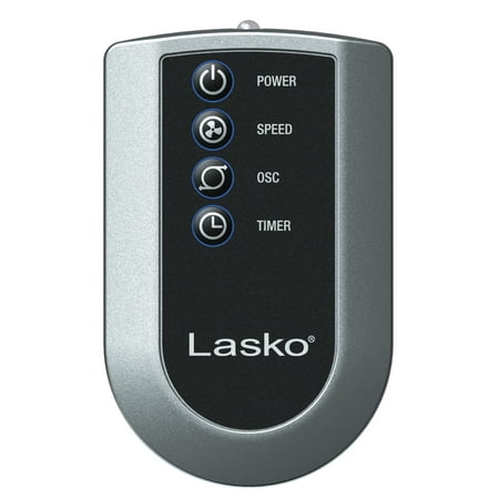 Lasko 3-Speed Remote Controlled Oscillating Tower Fan, White, 2510