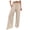 Beige, variant on Lixiuxyad Casual Sweatpants Womens Wide Leg Pants Summer Casual High Waisted Palazzo Pants Baggy Beach Trousers With Pocket Green