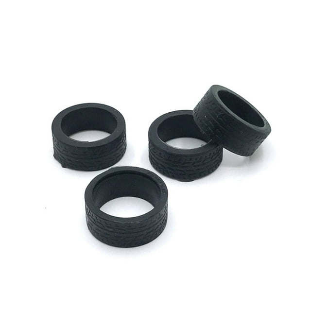 Juego de Neumáticos de Goma Vogacara para Coche Teledirigido 4 Uds. Modelo Negro