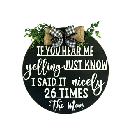 

Welcome Sign Front Door Round Outdoor Indoor Spring Wreath Farmhouse Porch Garland Wood Decorations Sign Housewarming For Summer Fall Home Wall Hanging Bathroom Floor Decorations Outdoor Porch Welcome