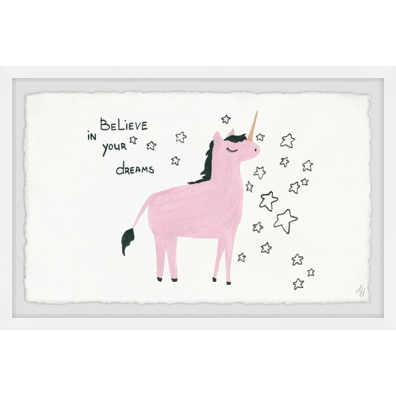 Marmont Hill Unicorn Dreams Framed Wall Art