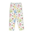 thumbnail image 4 of Goofa Easter Egg3 Printed Soft Pajama Pants for Women, Wide Leg Comfy Casual Lounge Yoga Pants-Medium, 4 of 9