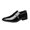 26#Black, variant on Mens Oxford Dress Shoes Faux Patent Leather Wedding Shoes Classic Lace-up Formal Tuxedo Derby Shoes Black