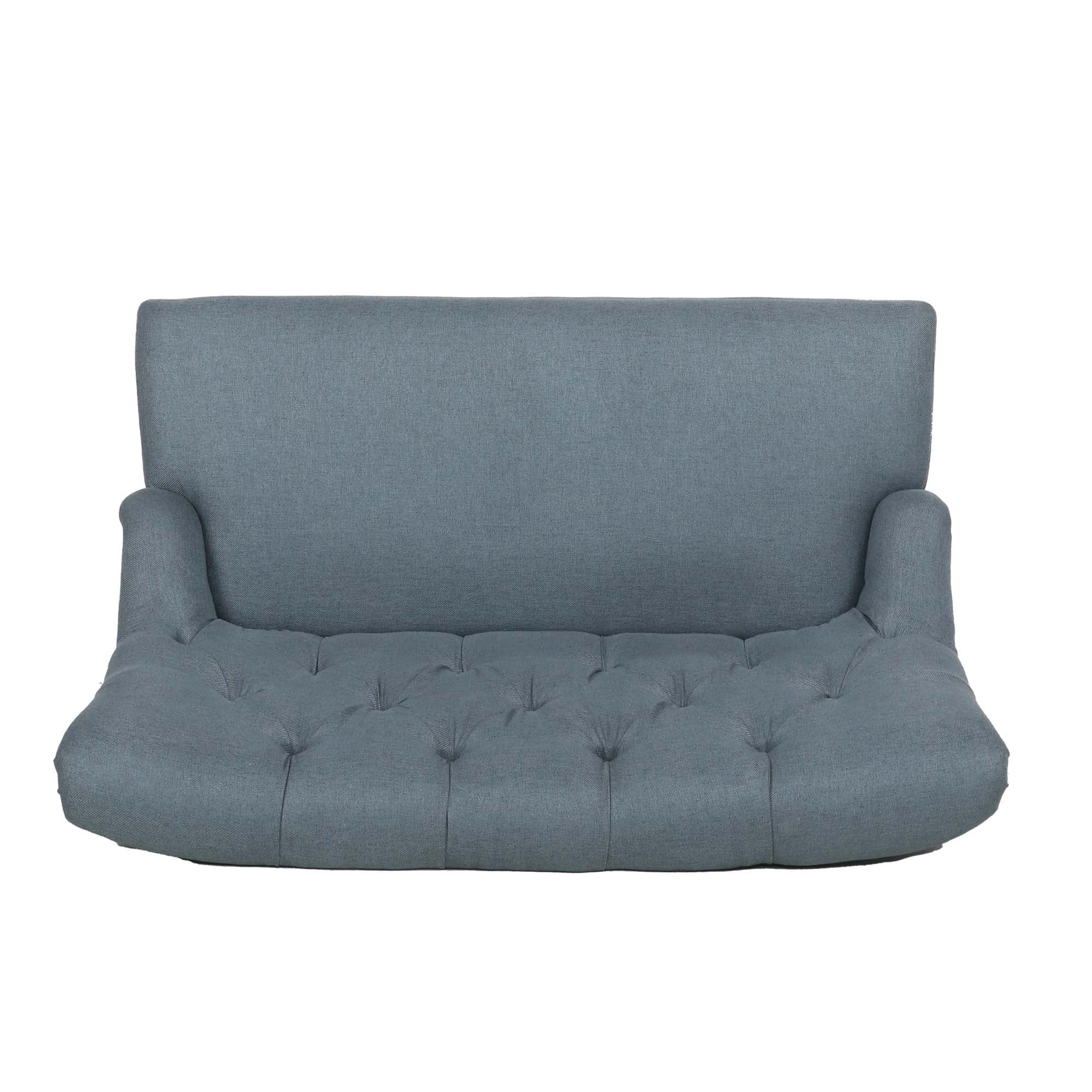 Kadyn 35'' Armless Loveseat Sofa, 2-seat Love Fabric Sofa for Living Room, Mid-Century Upholstered Fabric Double Sofa with Birch Leg, Green Kadyn 35'' Armless Loveseat Sofa, 2-seat Love Fabric Sofa for Living Room, Mid-Century Upholstered Fabric Double Sofa with Birch Leg, Green