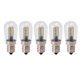 thumbnail image 1 of 5-Pack E12 LED Refrigerator Bulbs with 24 Beads, High Brightness and Warm Light for 120V Fridge Lamp, 1 of 5