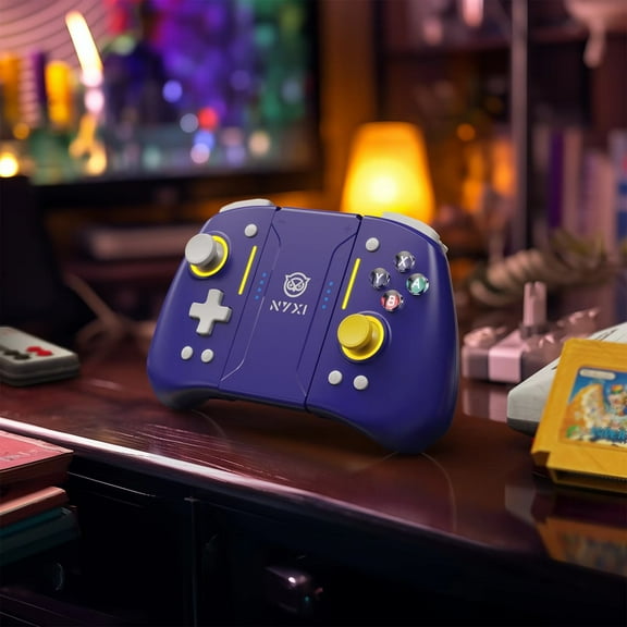 NYXI Hyperion Pro Bluetooth Video Game Controller for Switch, Purple