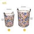 thumbnail image 4 of KLL Lilies Flowers Waterproof Foldable Laundry Hamper Bucket with Handles for Storage Bin,Kids Room,Home Organizer (Medium ), 4 of 7