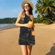 thumbnail image 3 of Balery Sunset Meditating Doberman Vestidos de verano para mujer con estampado: vestido holgado sin mangas, vestido playero informal y cómodo para días calurosos., 3 of 7