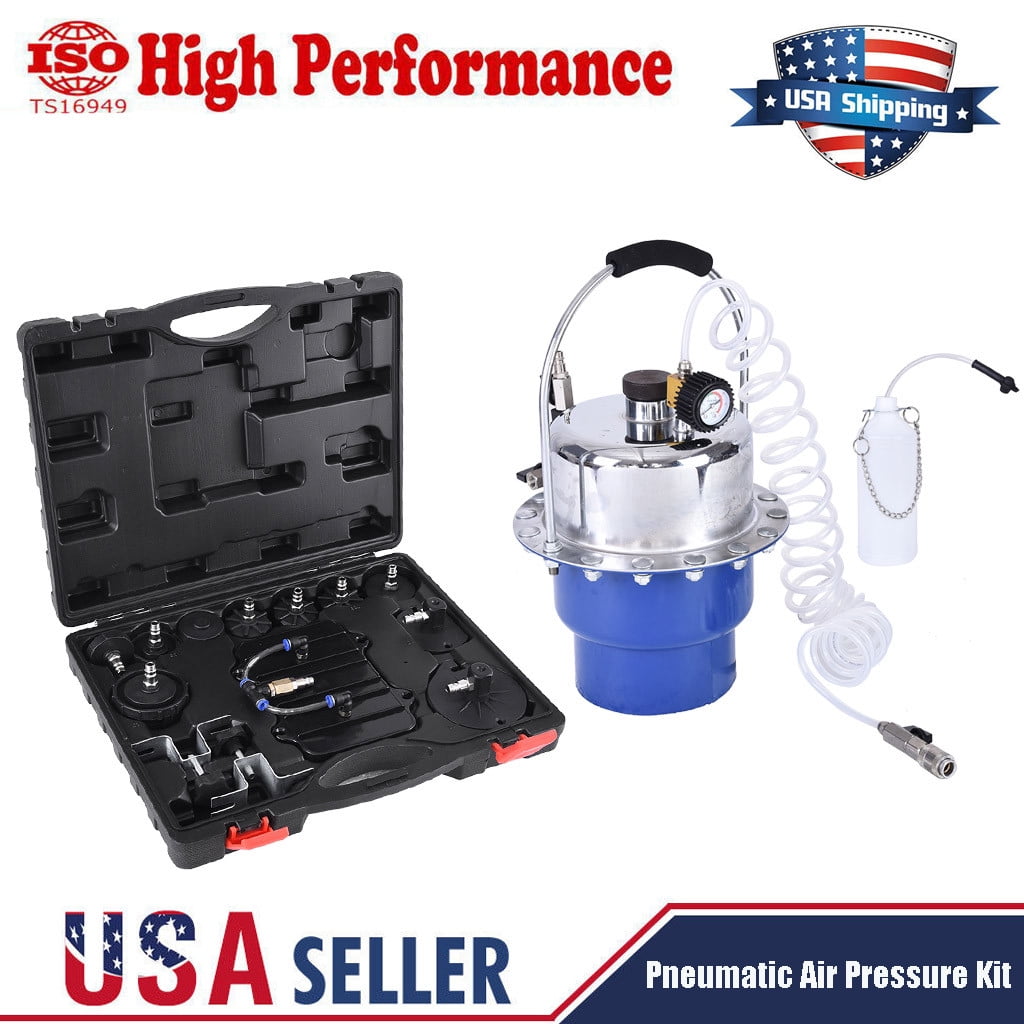10-40 psi Pneumatic Air Pressure Kit Brake and Clutch Bleeder Valve System Kit 