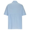 thumbnail image 5 of Mefallenssiah Chemise à Manches Courtes Imprimée pour Femmes, Col Rabattu, Boutons, Blouse Unie, 5 of 5