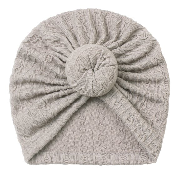 QHFBli Baby Turban Hats Bow Baby Beanie Breathable Toddler Cap for Baby Girls One Size