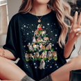 thumbnail image 2 of Bulldog Christmas Tree T-Shirt, Funny Dog Lover Gift, Bulldog Christmas Lights Shirts, Christmas Shirts for Women Men, 2 of 3