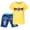 E, variant on EnJoCho Children's Sportswear T Shirt + Trousers Short Sleeve + Jeans Football Print Germany Track Clothes for Girls