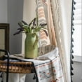 thumbnail image 6 of ColorBird Farmhouse Linen Curtains 2 Panels Set, Semi Blackout Curtains 84 inches Long, Stripe Room Darkening Curtains Outdoor Kitchen Window Drapes for Living Room Bedroom Doorways, 6 of 7