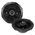 thumbnail image 2 of 4x Kicker 43DSC6504 6.5" 240 Watt Max Power 2-Way 4-Ohm Coaxial Speakers, 4x Speaker Harness, 4x 5.25" or 6.5" Speaker Mounting Bracket Adaptors, 50 Feet 16 Gauge Speaker Wire, Pry Tool Set (95-2009), 2 of 6